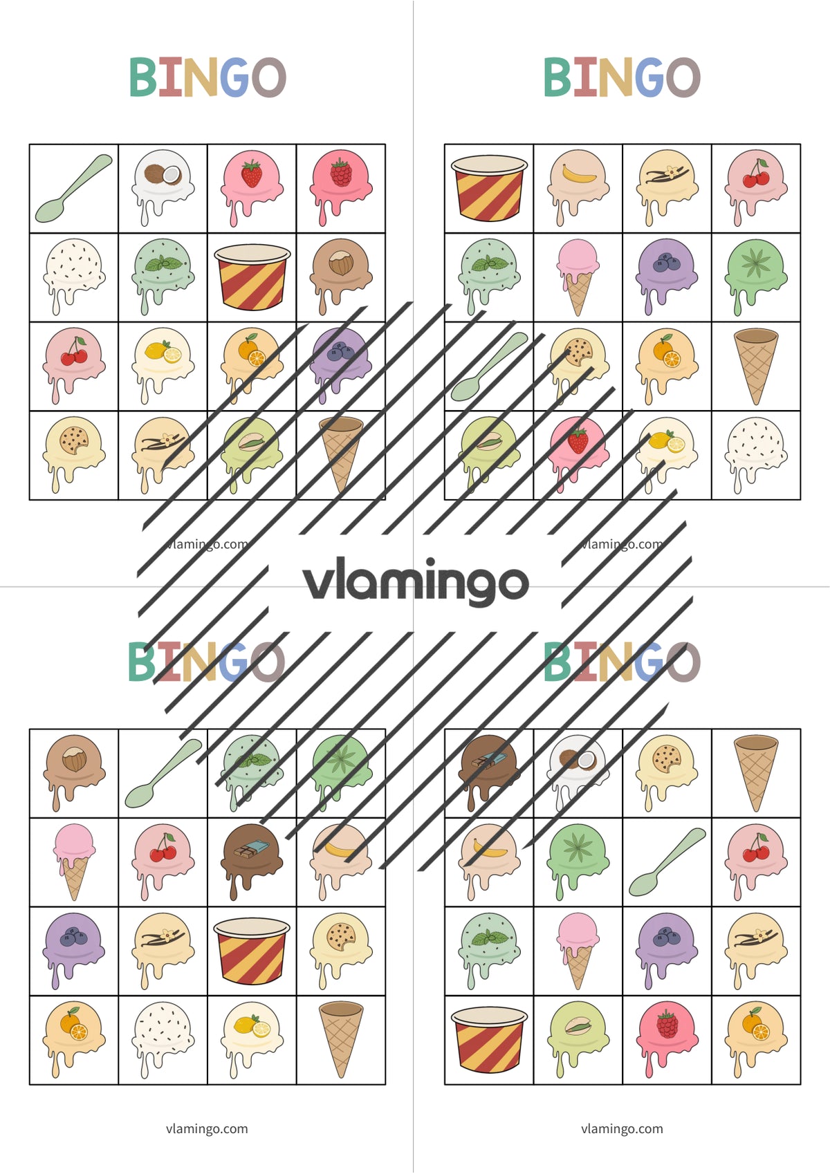 de englisch ice cream shop bingo 020