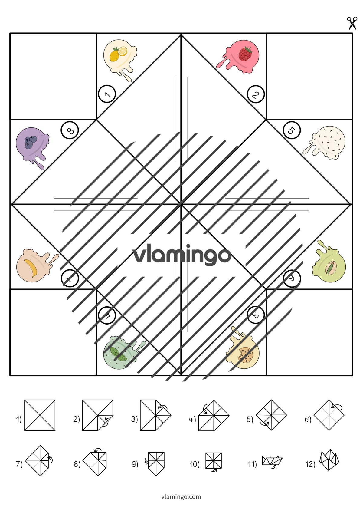 de englisch ice cream shop cootie catcher 010