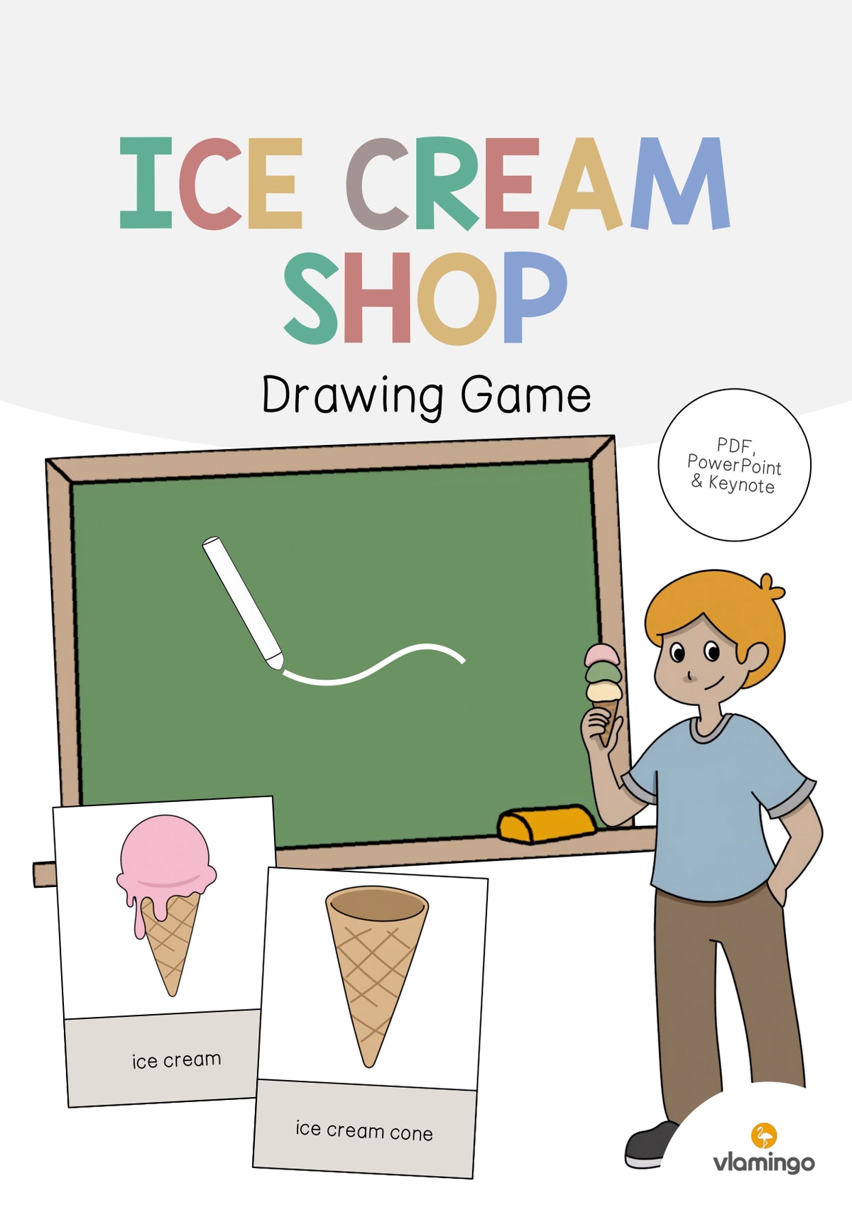 de englisch ice cream shop drawing game 001