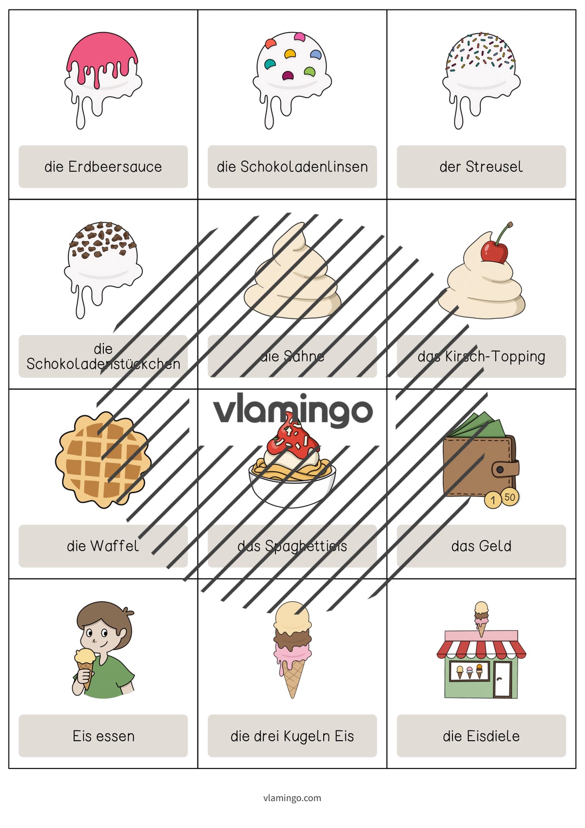 de englisch ice cream shop vocabulary cards 007
