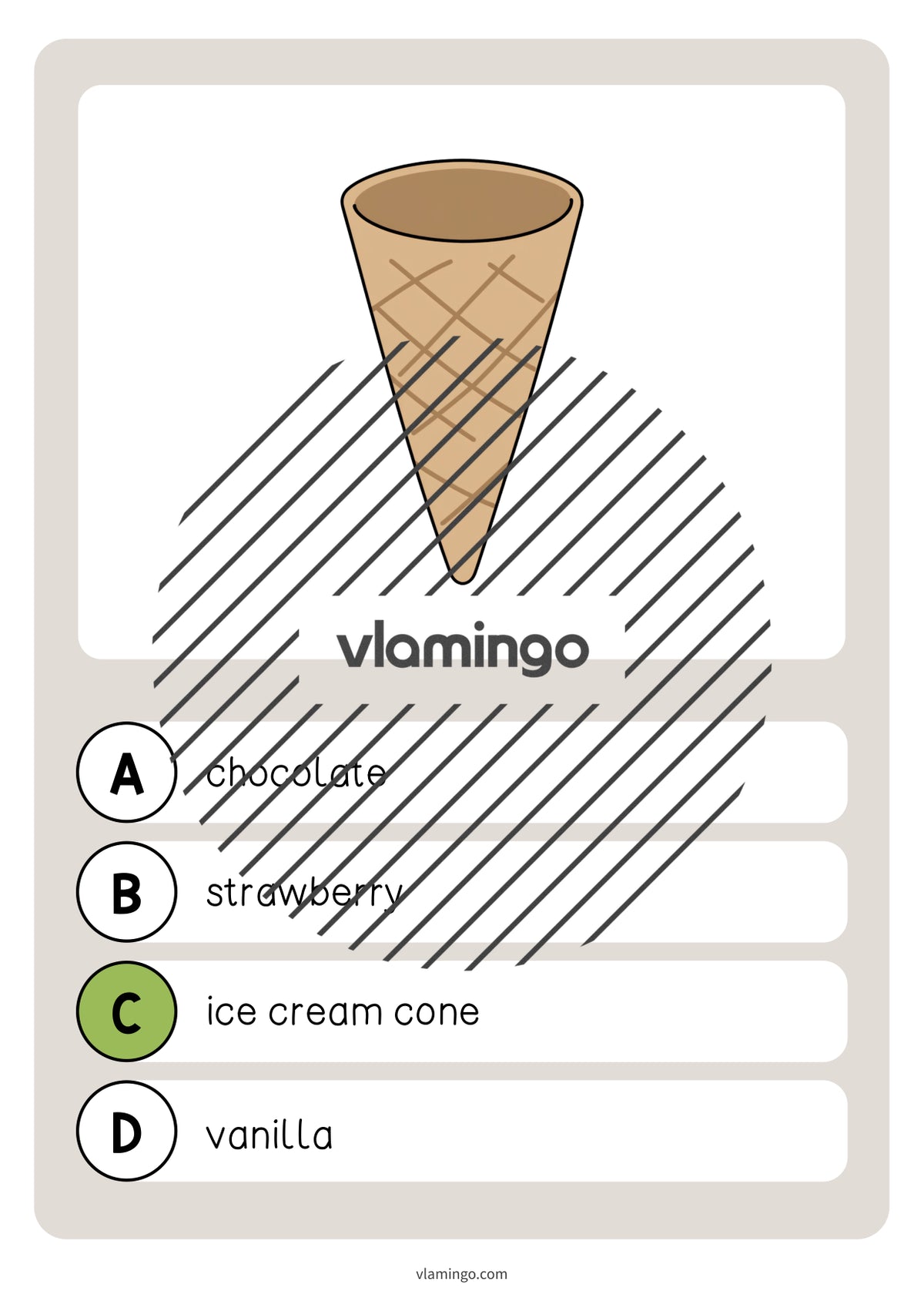 de englisch ice cream shop vocabulary quiz 008