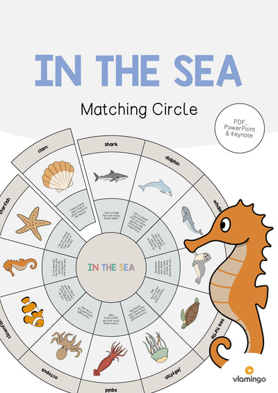 In the Sea / Im Meer: Matching Circle (Englisch)