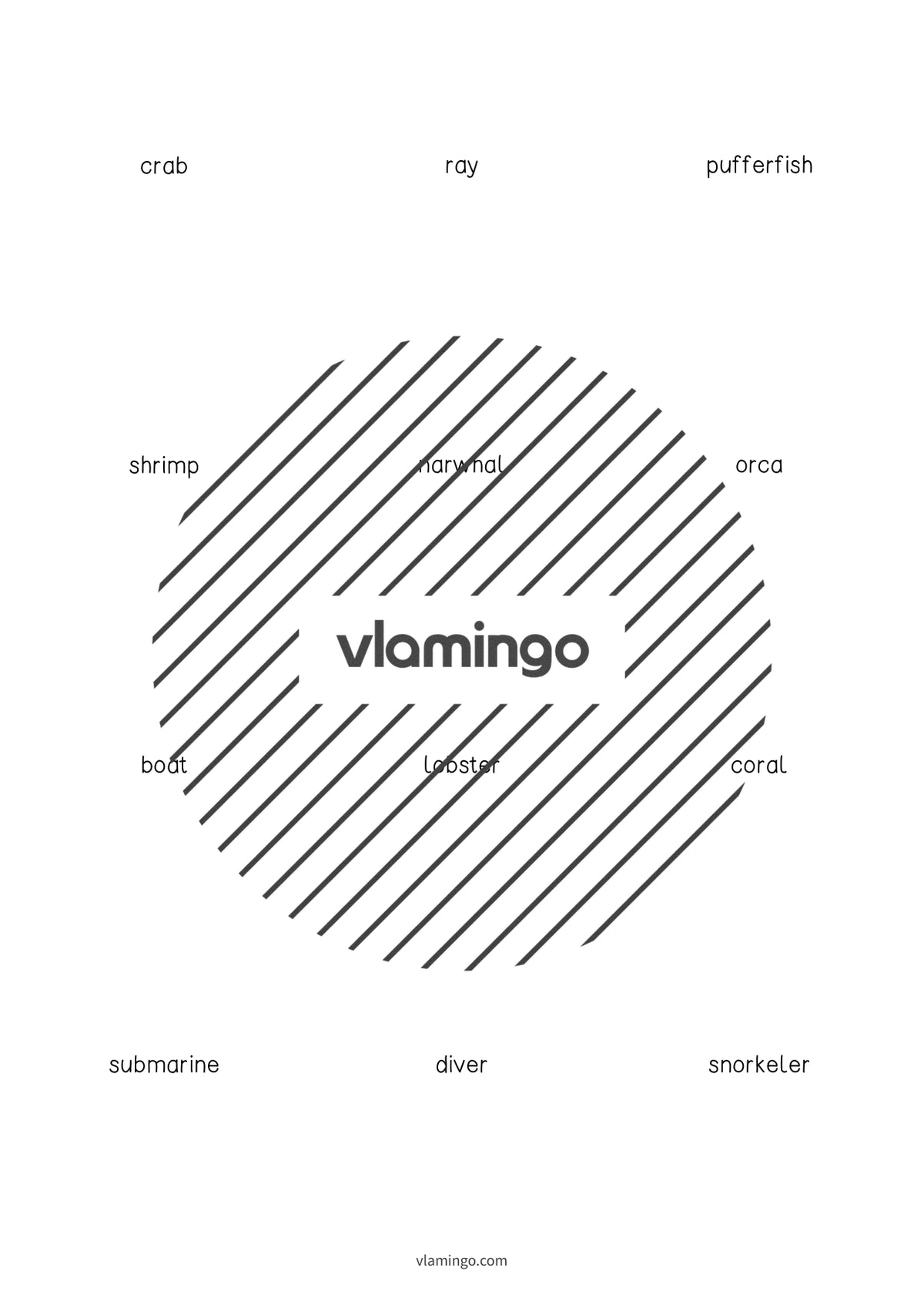 de englisch in the sea vocabulary cards 006