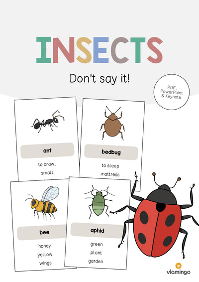 Insects / Insekten: Don’t say it! (Englisch)