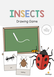 de englisch insects drawing game 001