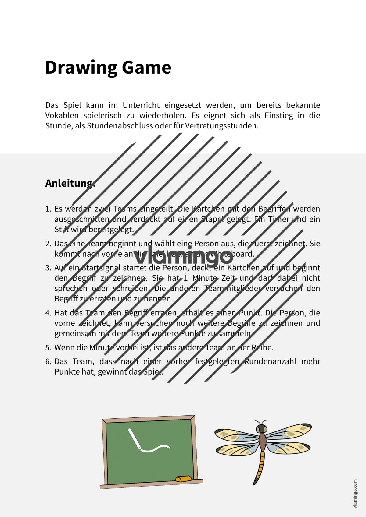de englisch insects drawing game 002