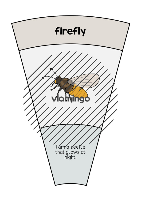 de englisch insects matching circle 010