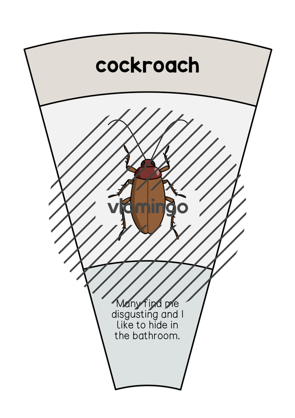 de englisch insects matching circle 013