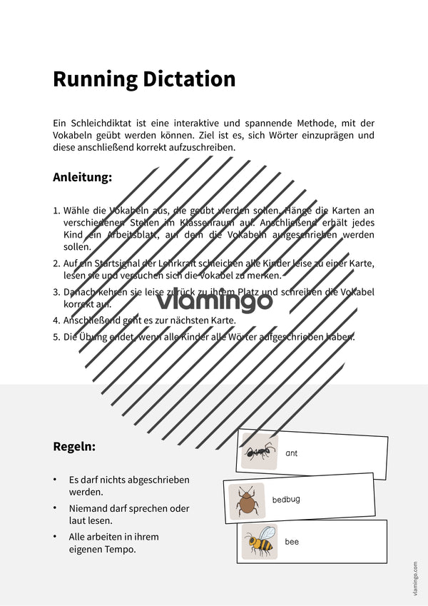 de englisch insects running dictation 002