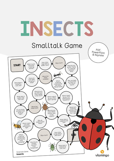 Insects / Insekten: Smalltalk Game (Englisch)
