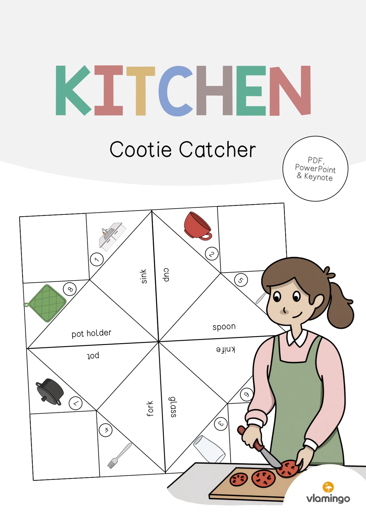 de englisch kitchen cootie catcher 001