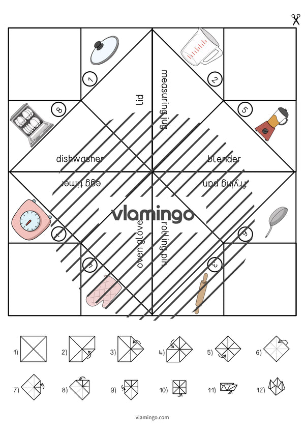 de englisch kitchen cootie catcher 006