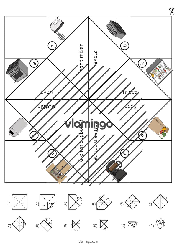 de englisch kitchen cootie catcher 007