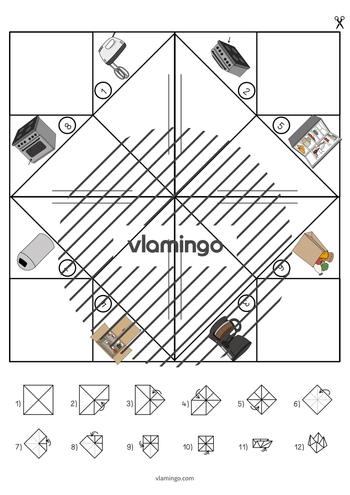 de englisch kitchen cootie catcher 011