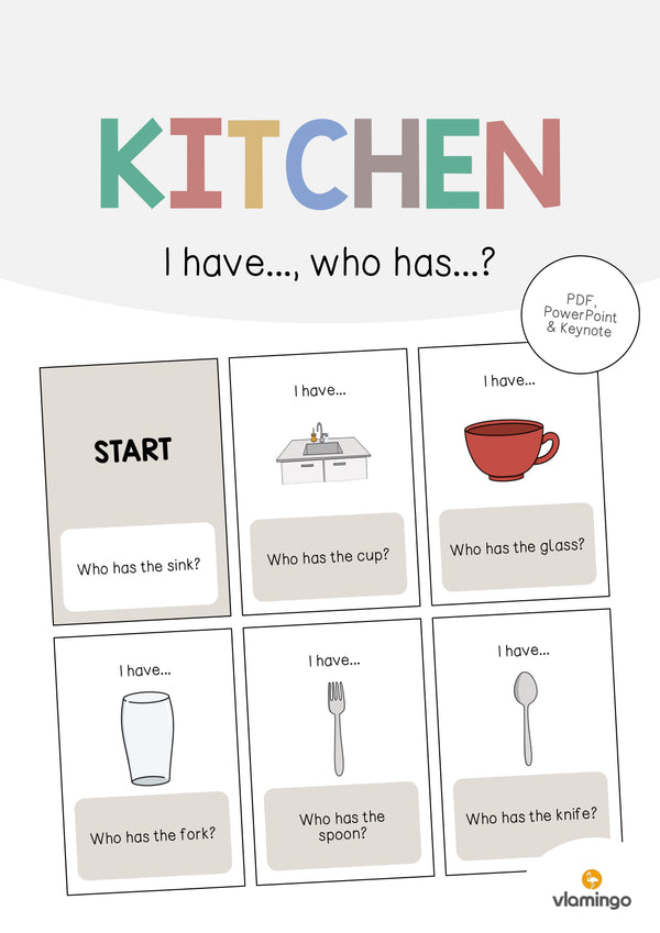 de englisch kitchen i have who has 001
