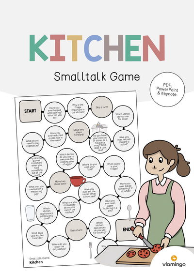 Kitchen / Küche: Smalltalk Game (Englisch)