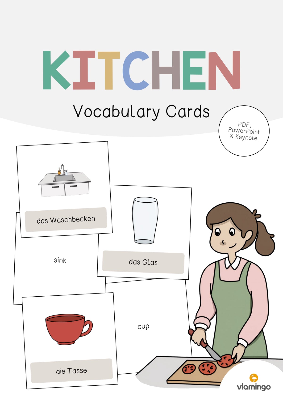 de englisch kitchen vocabulary cards 001