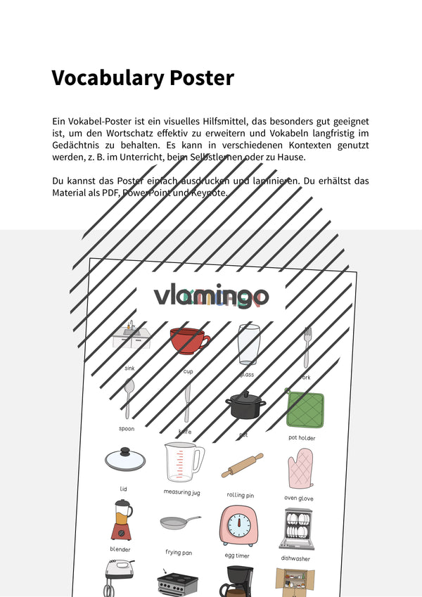 de englisch kitchen vocabulary poster 002