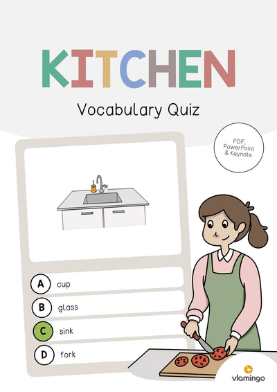 Kitchen / Küche: Vocabulary Quiz (Englisch)