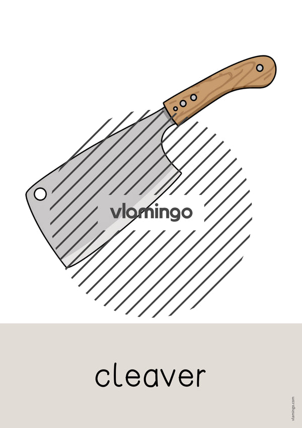 de englisch kitchen word and picture cards 045