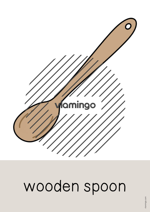 de englisch kitchen word and picture cards 049