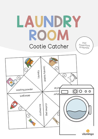 Laundry Room / Waschraum: Cootie Catcher (Englisch)