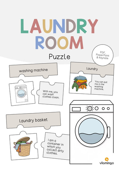 Laundry Room / Waschraum: Puzzle (Englisch)