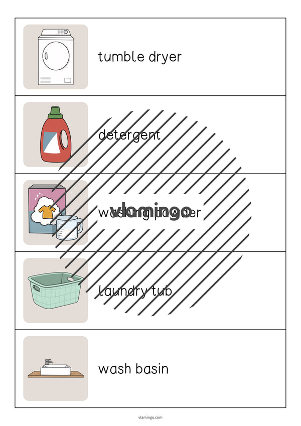 de englisch laundry room running dictation 004