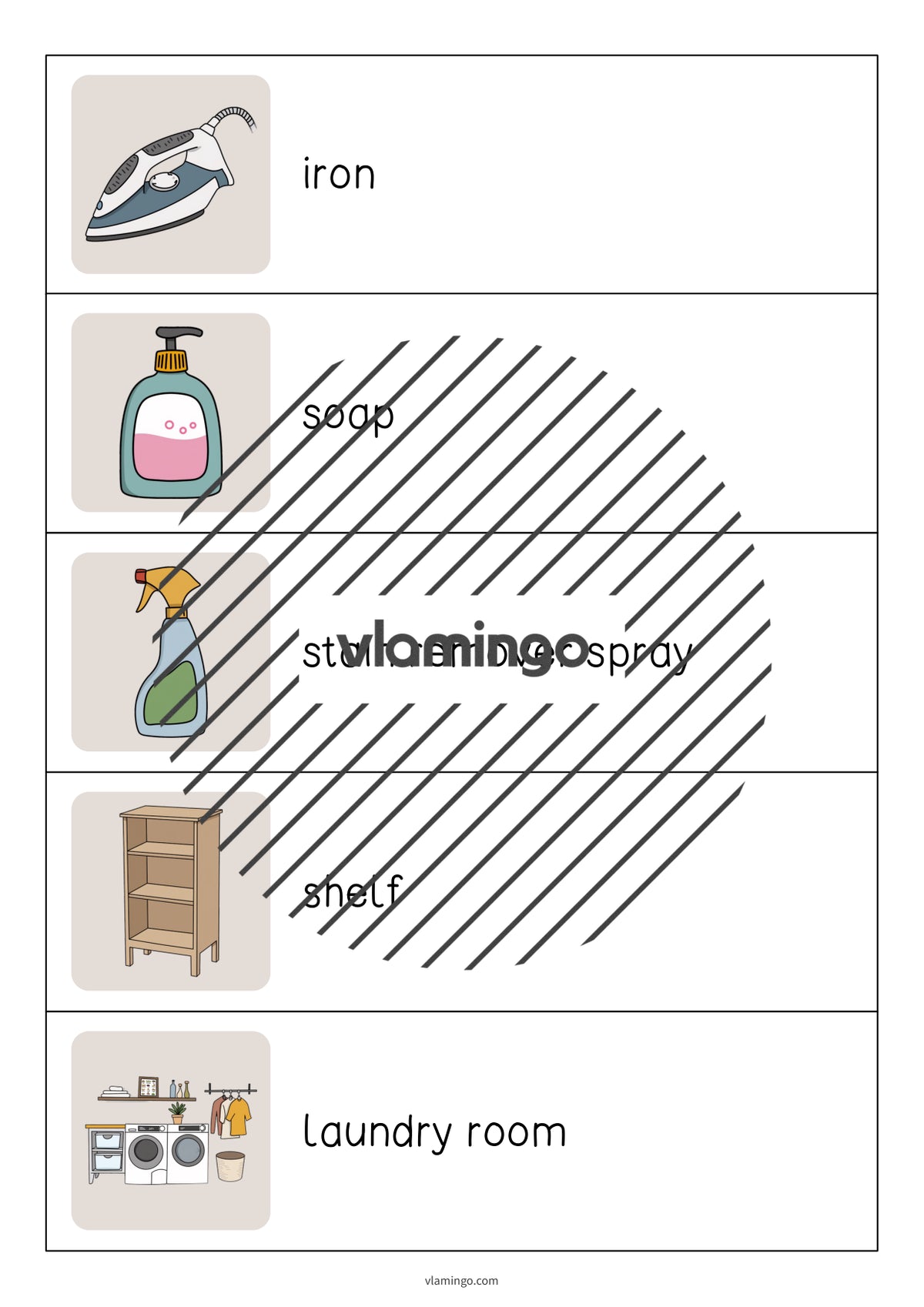 de englisch laundry room running dictation 006