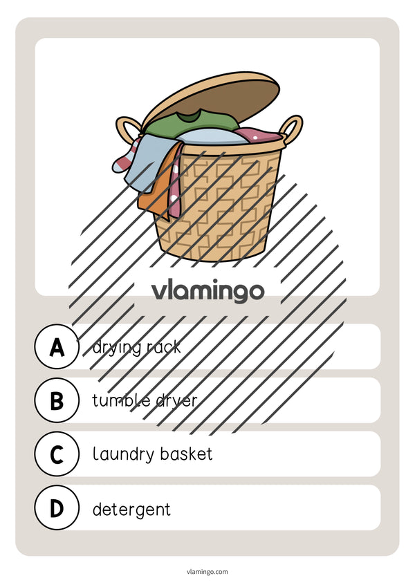 de englisch laundry room vocabulary quiz 007