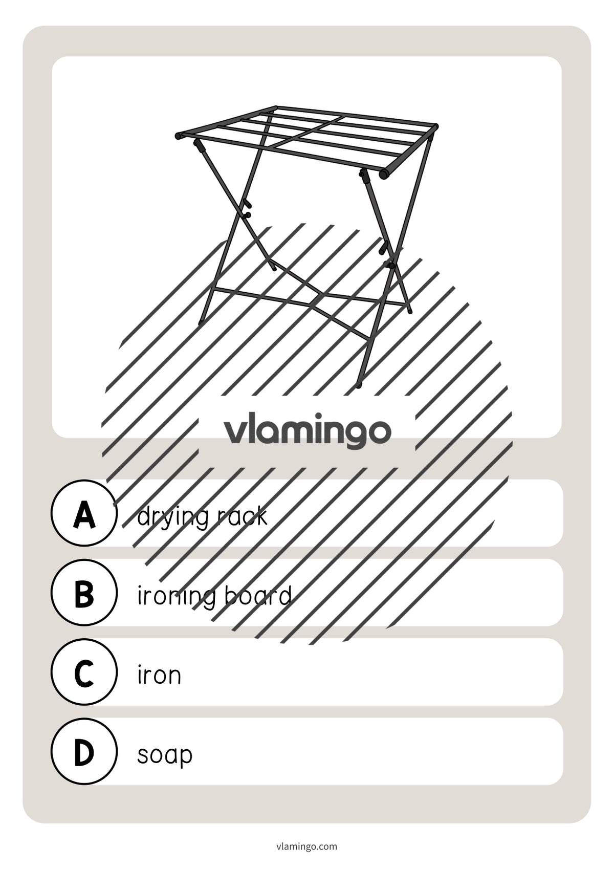 de englisch laundry room vocabulary quiz 013