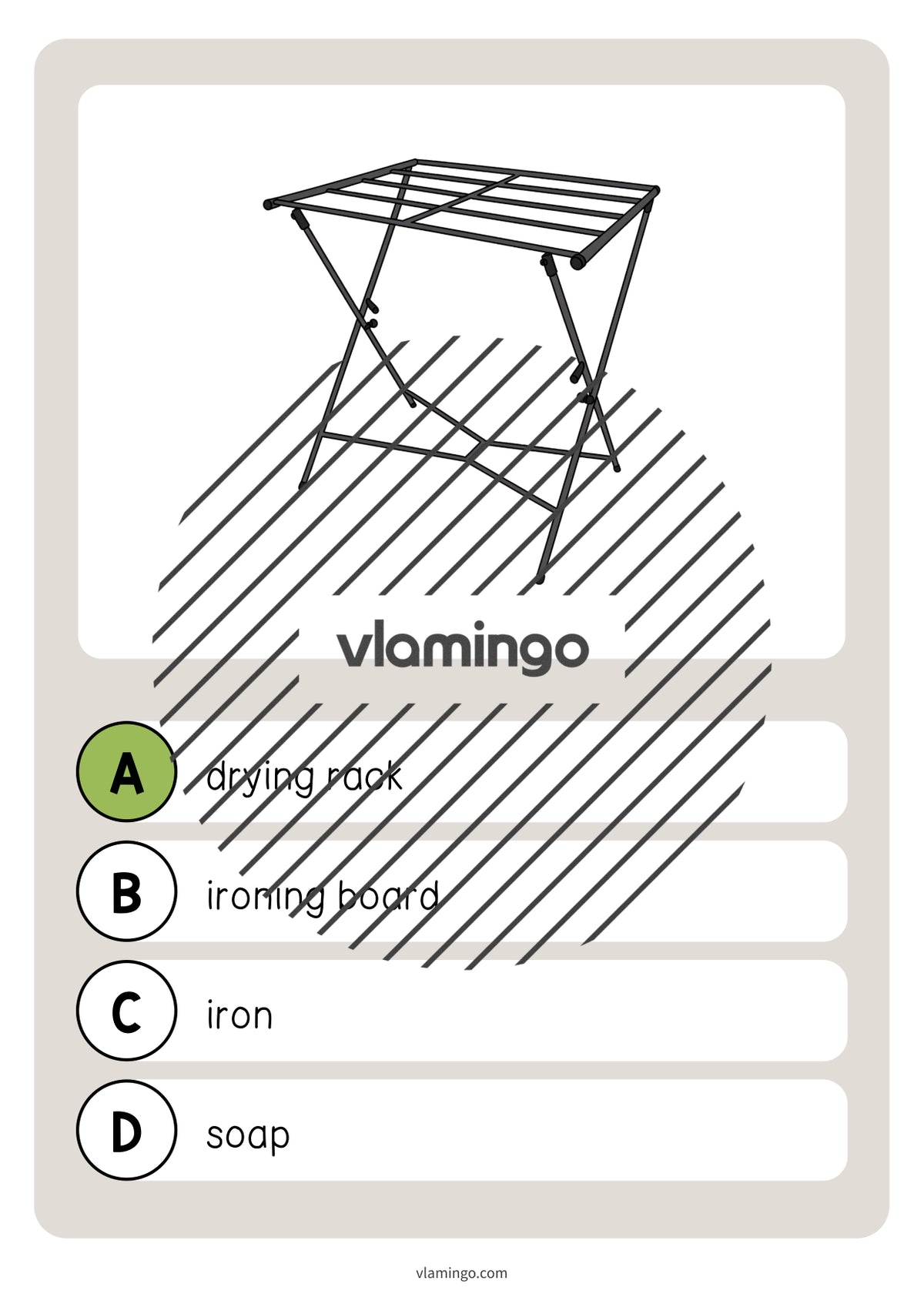 de englisch laundry room vocabulary quiz 014