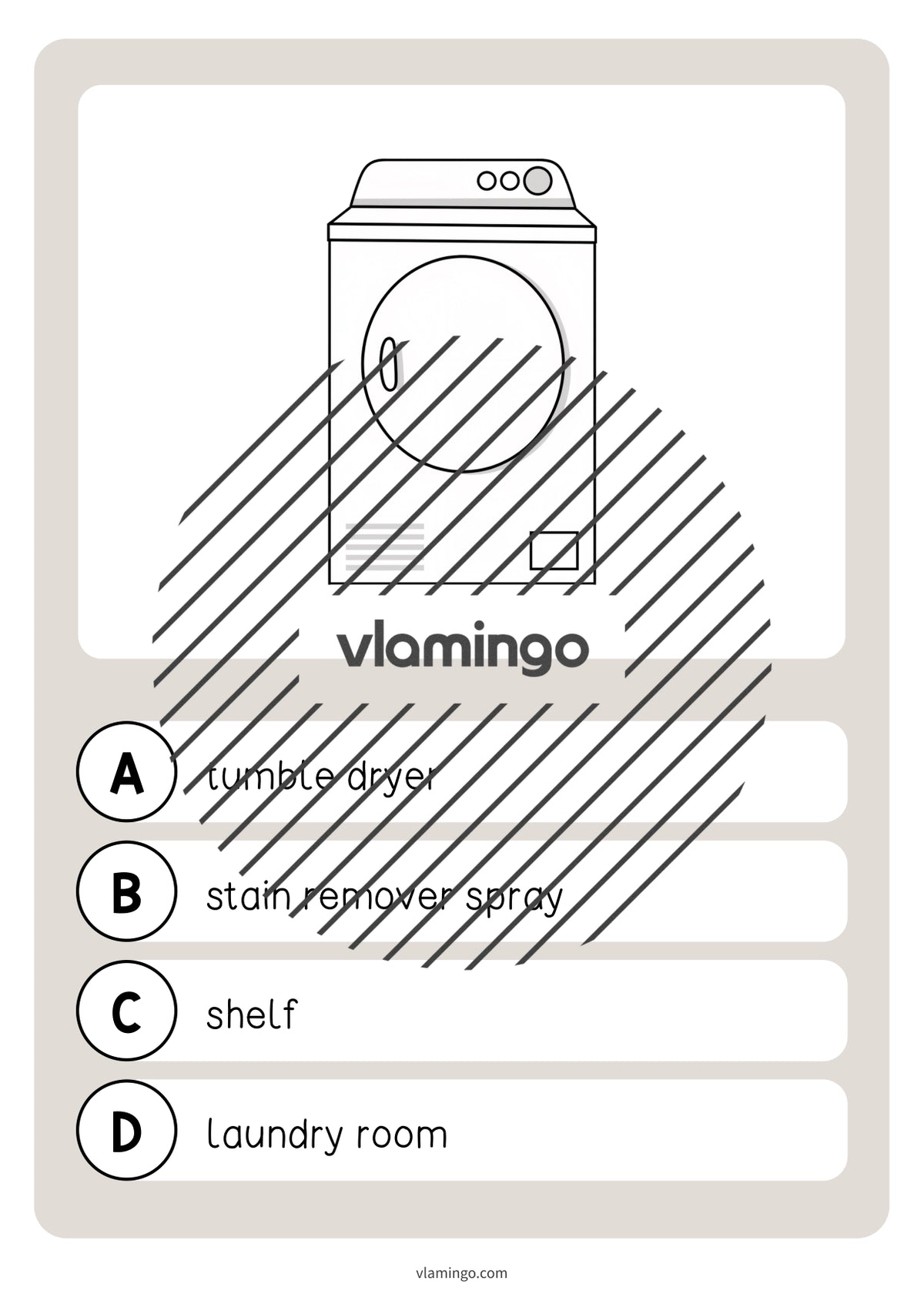 de englisch laundry room vocabulary quiz 015