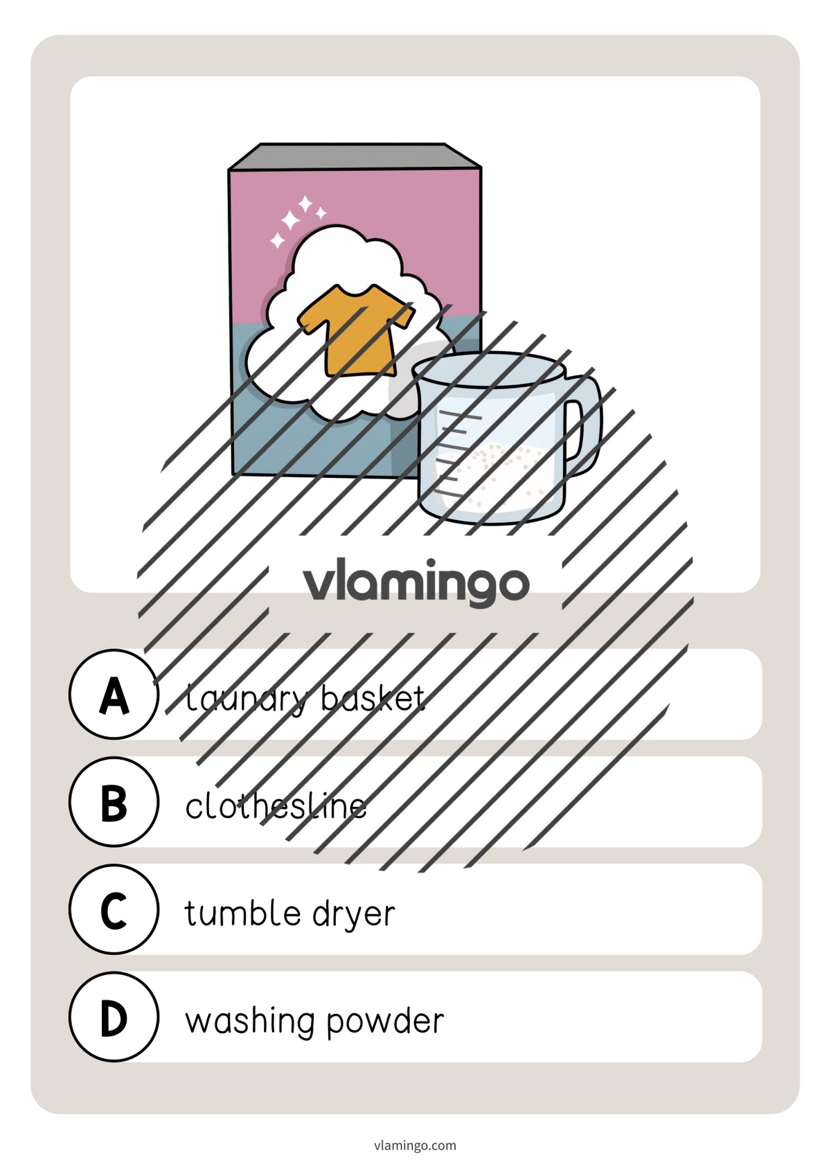 de englisch laundry room vocabulary quiz 019