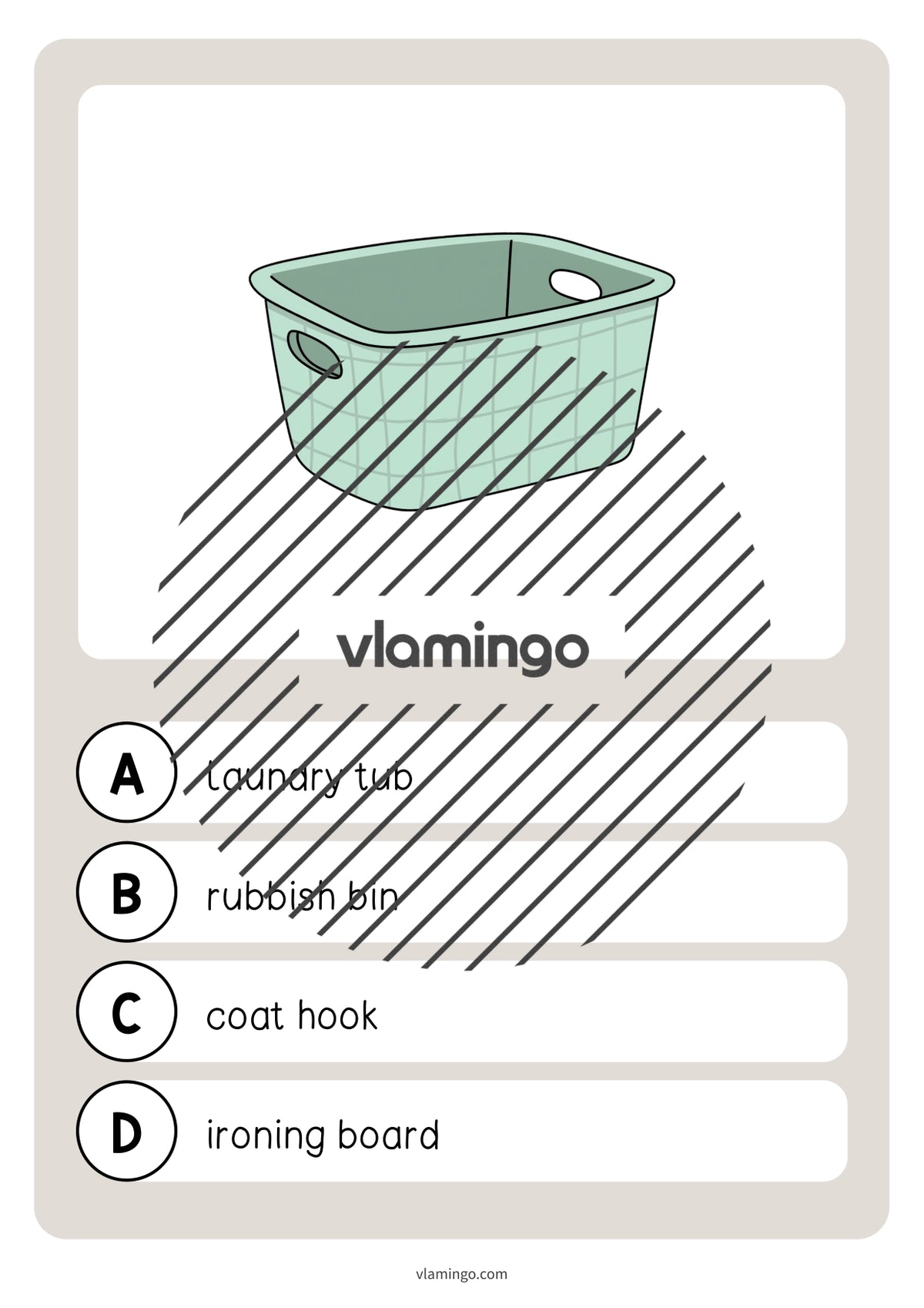 de englisch laundry room vocabulary quiz 021
