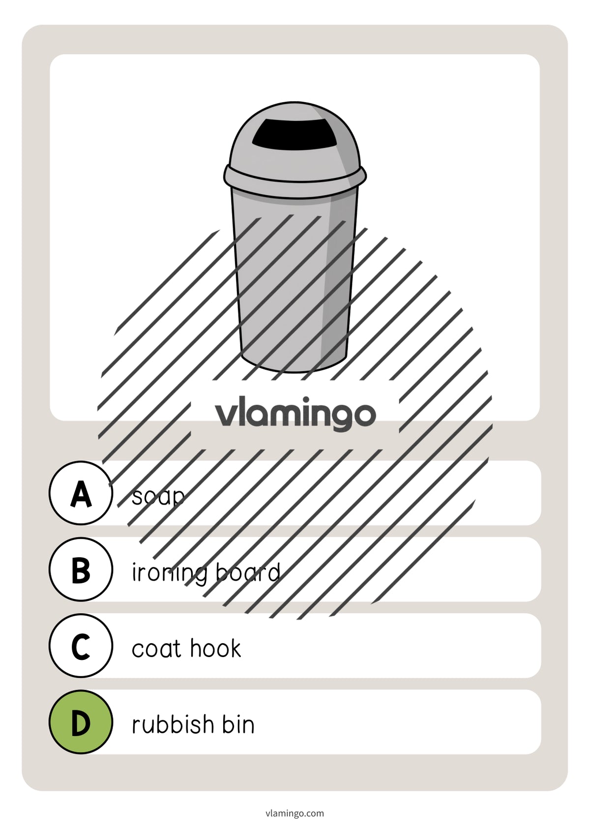 de englisch laundry room vocabulary quiz 026