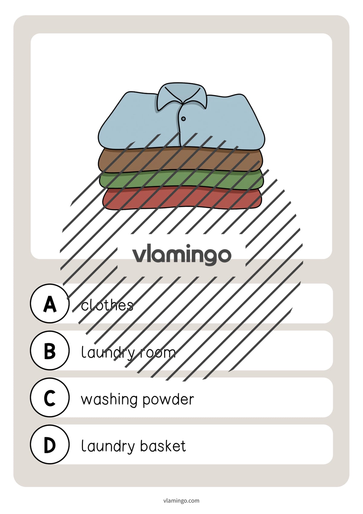 de englisch laundry room vocabulary quiz 031