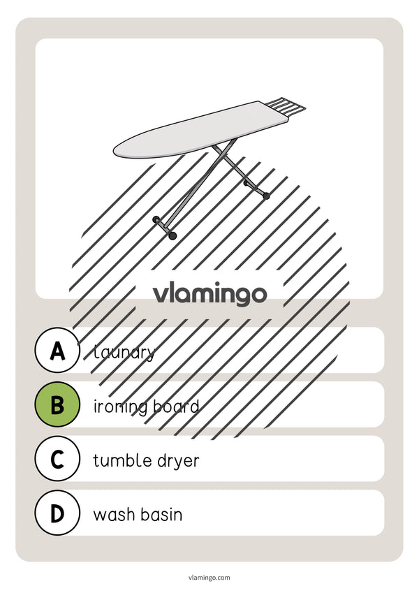 de englisch laundry room vocabulary quiz 034