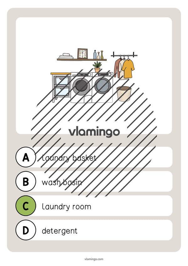 de englisch laundry room vocabulary quiz 044