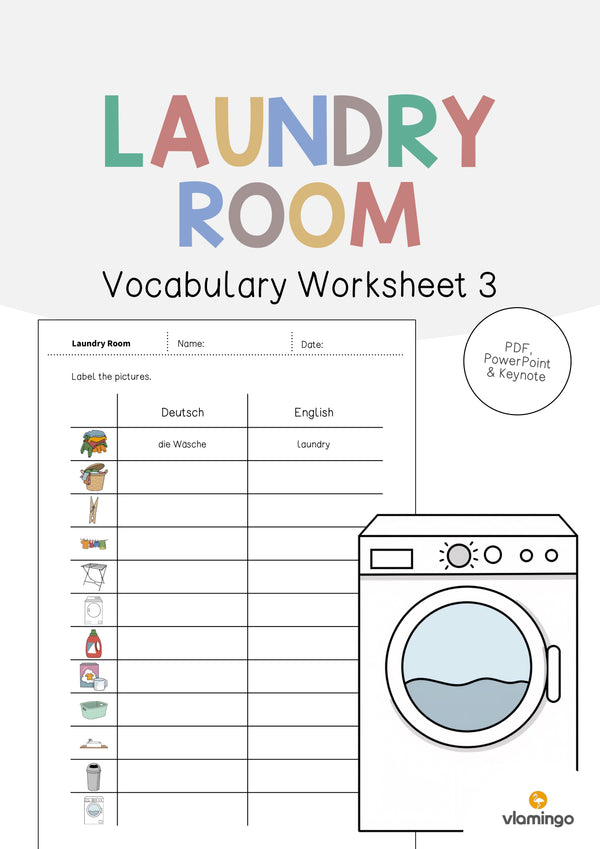 de englisch laundry room vocabulary worksheet 3 001