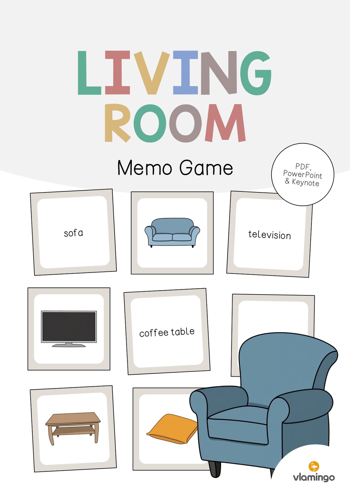 de englisch living room memo game 001