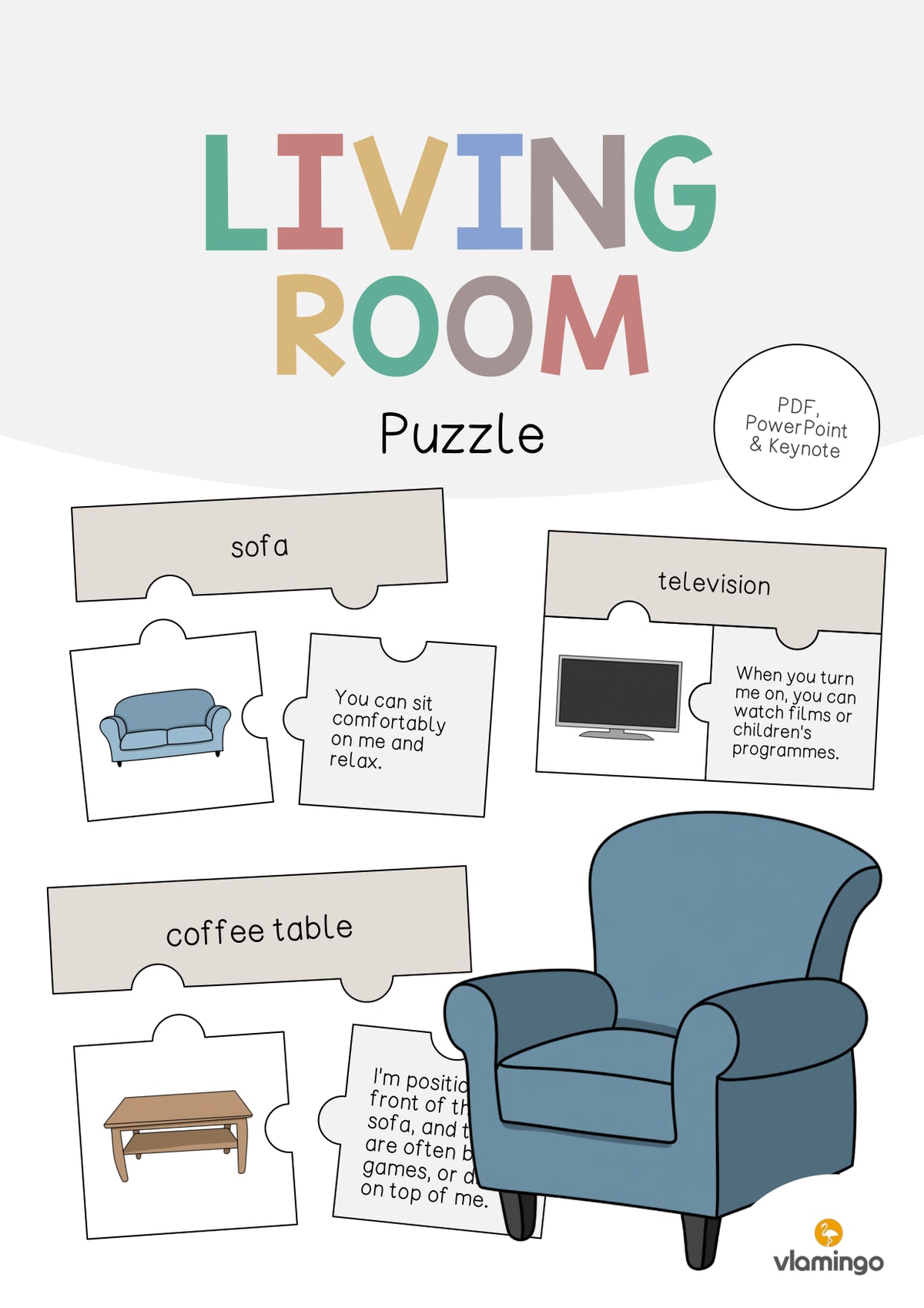 de englisch living room puzzle 001