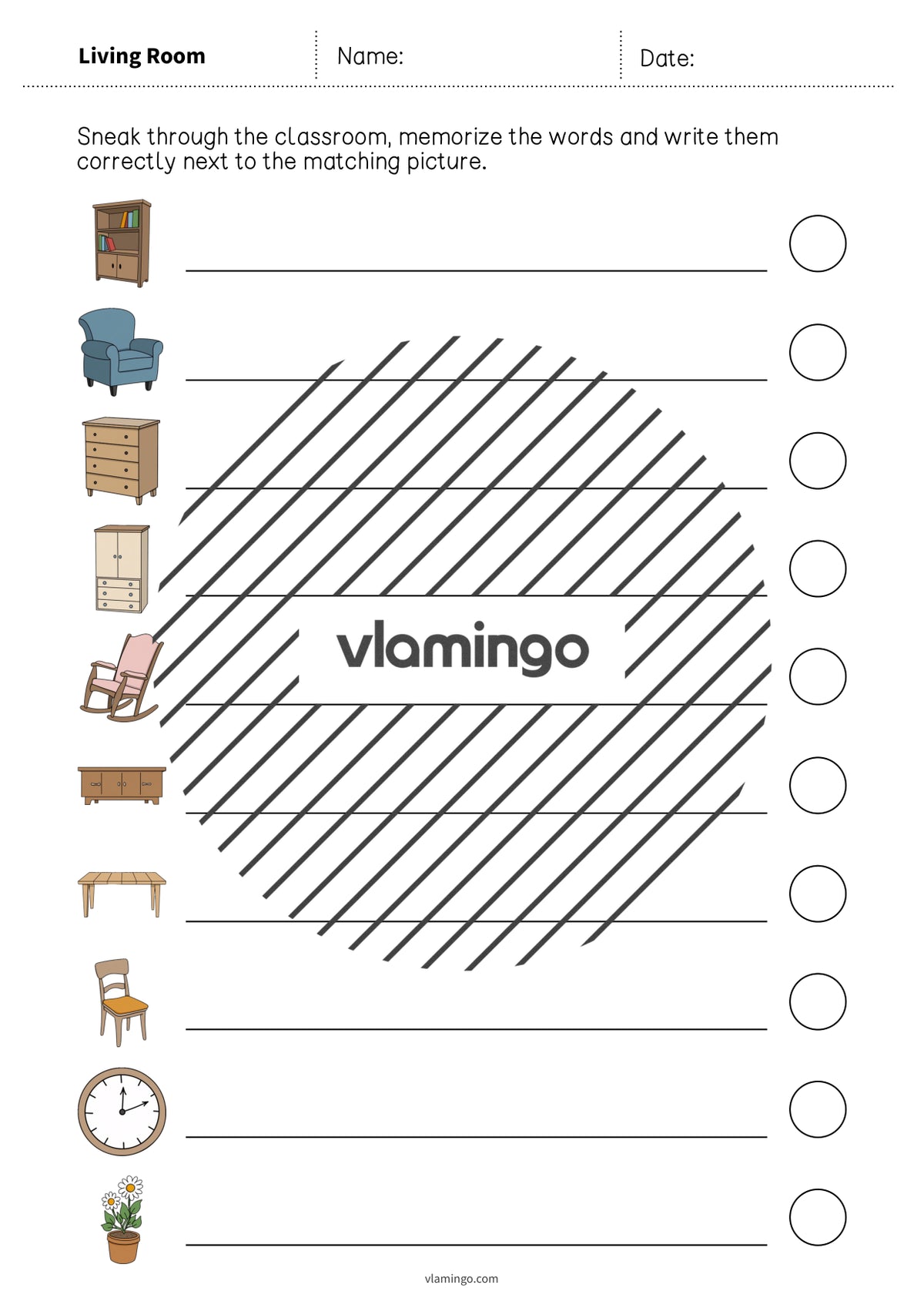 de englisch living room running dictation 010