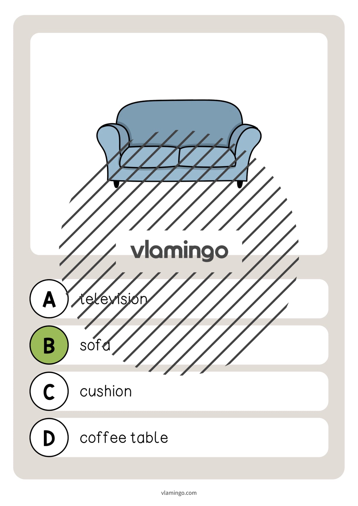 de englisch living room vocabulary quiz 006