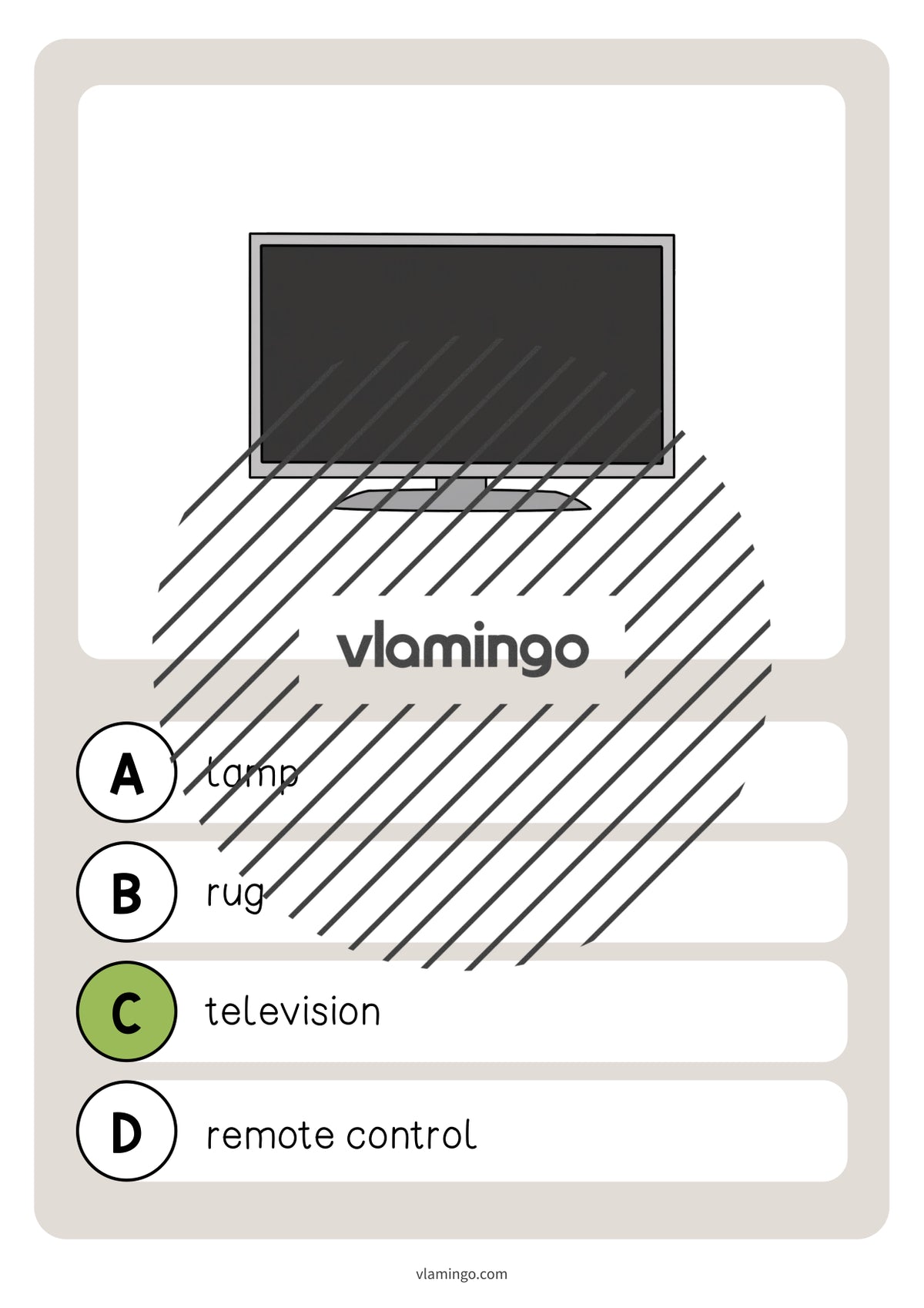 de englisch living room vocabulary quiz 008