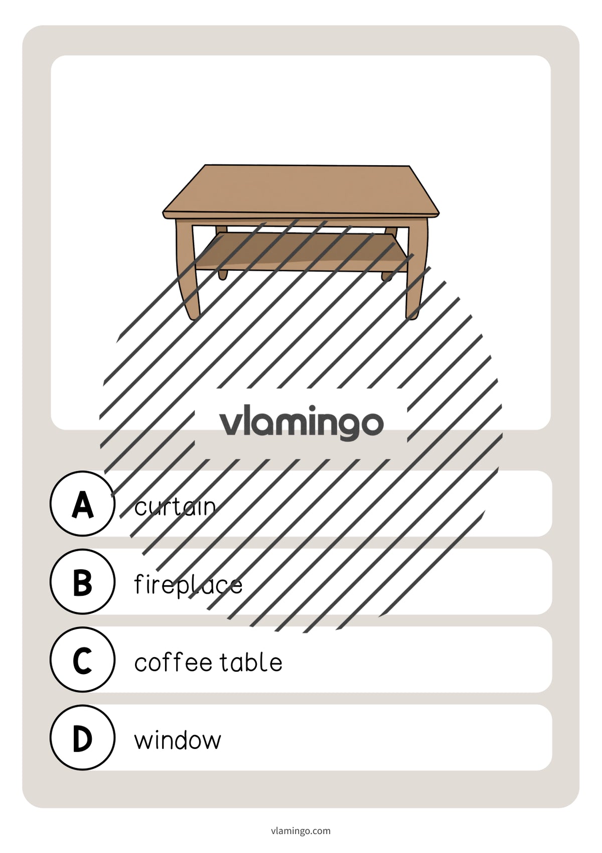 de englisch living room vocabulary quiz 009