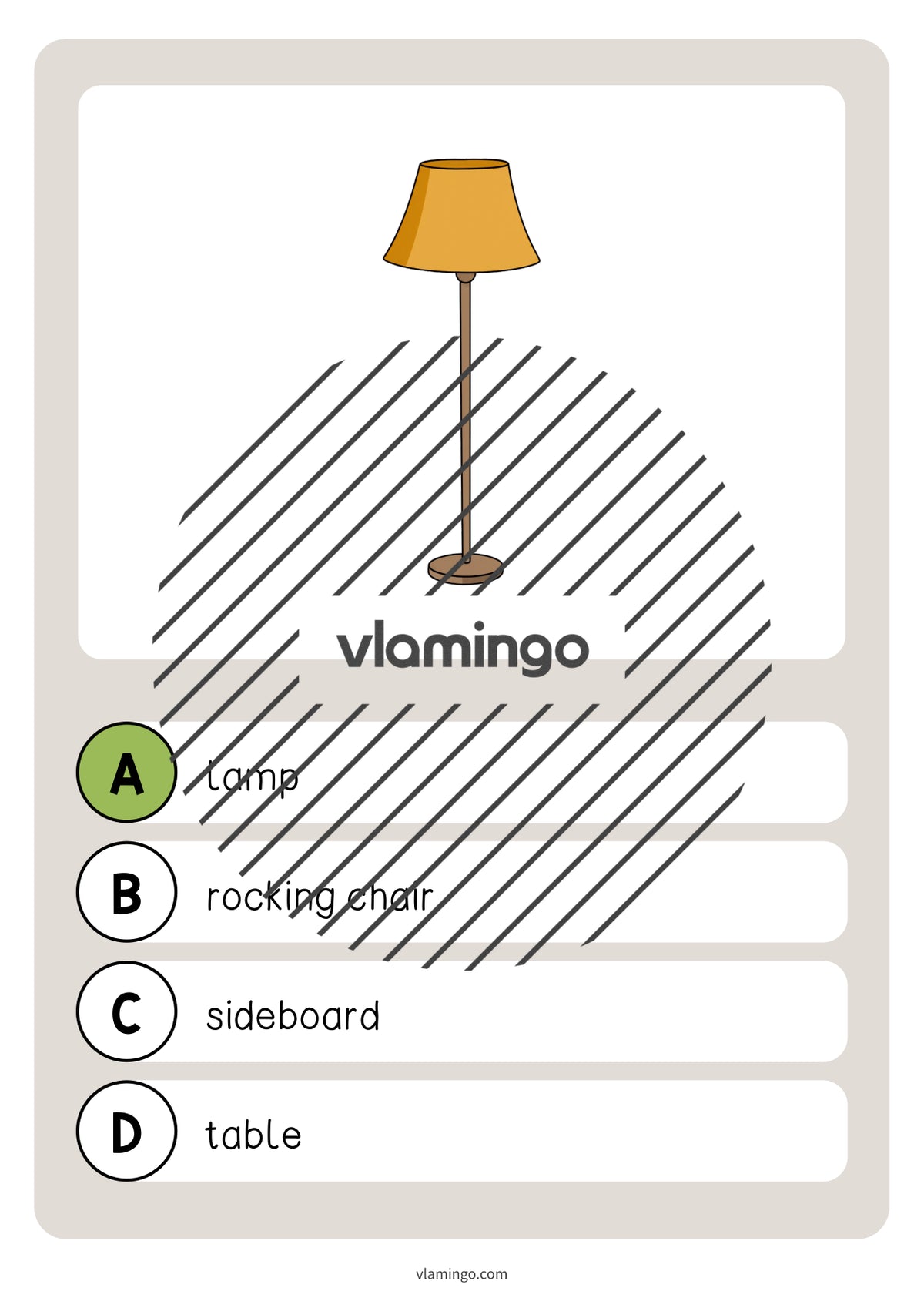 de englisch living room vocabulary quiz 014