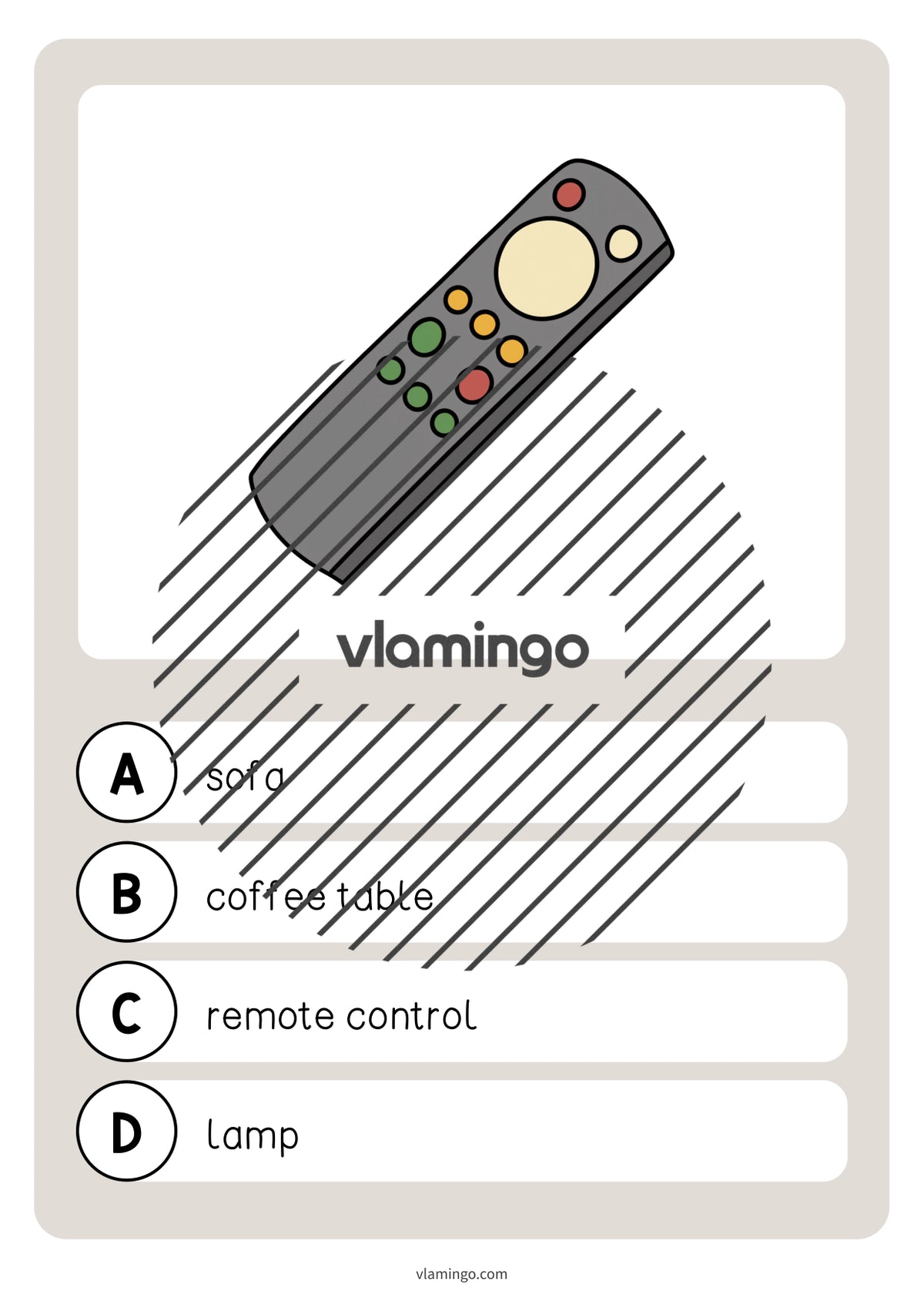 de englisch living room vocabulary quiz 017