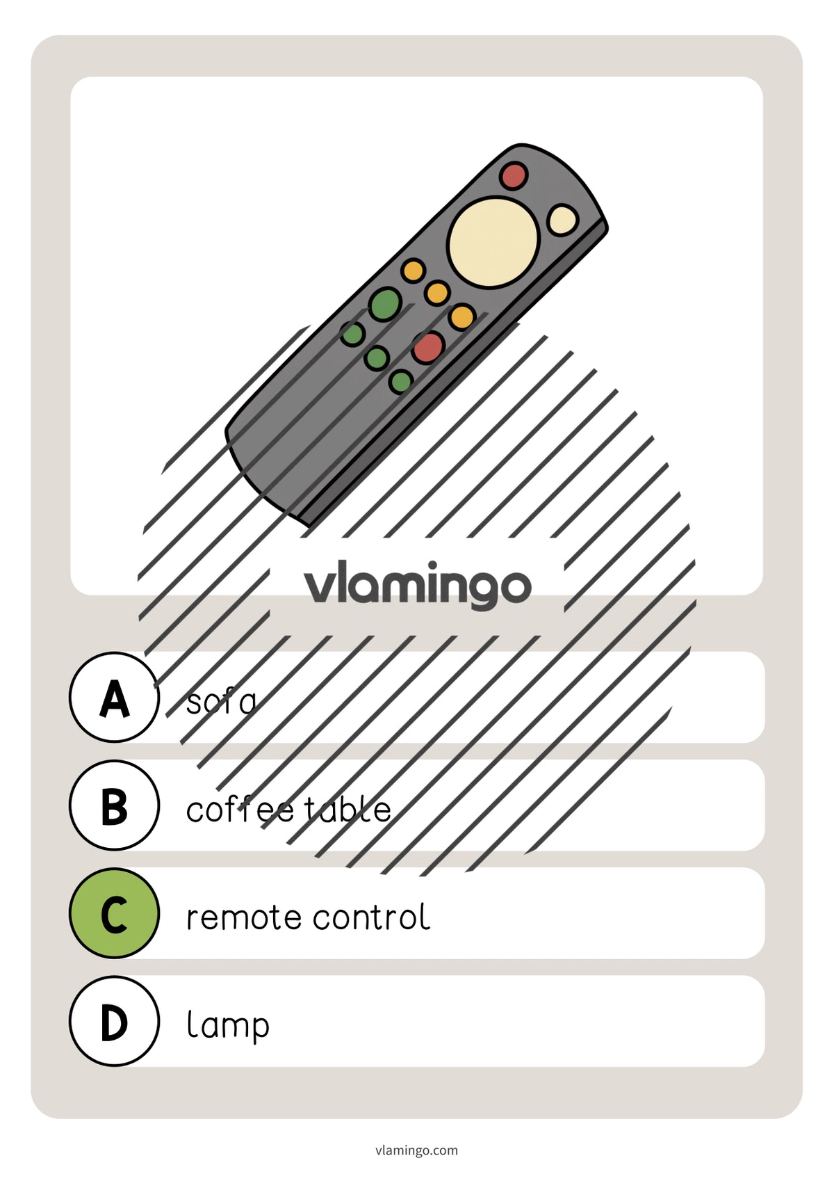 de englisch living room vocabulary quiz 018