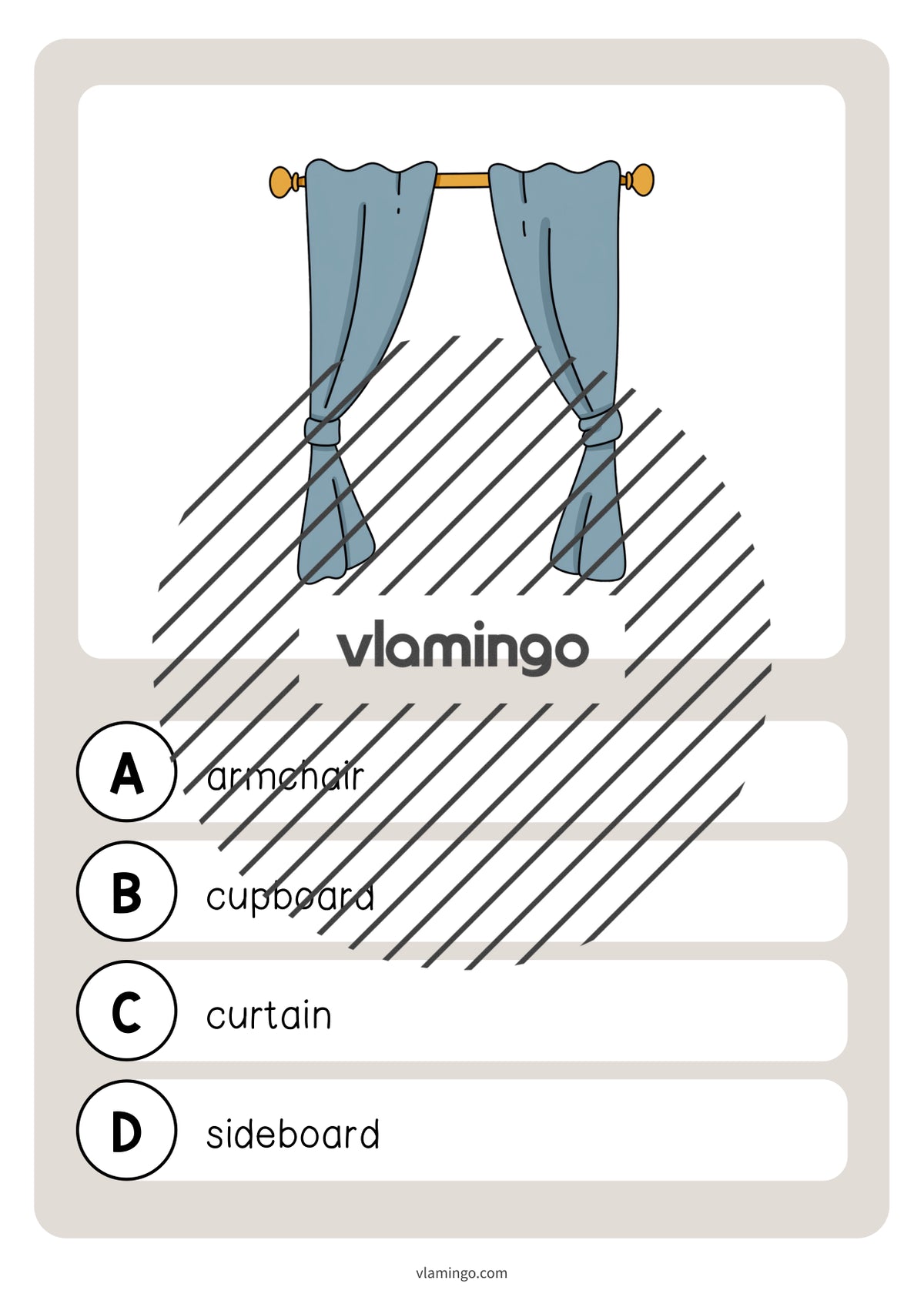 de englisch living room vocabulary quiz 023